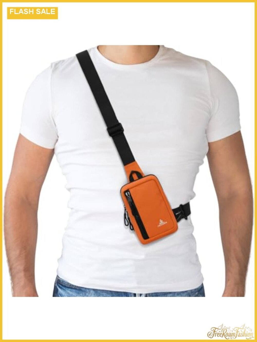 Mini Sling Bag Crossbody Nylon Water Resistant Adjustable Strap